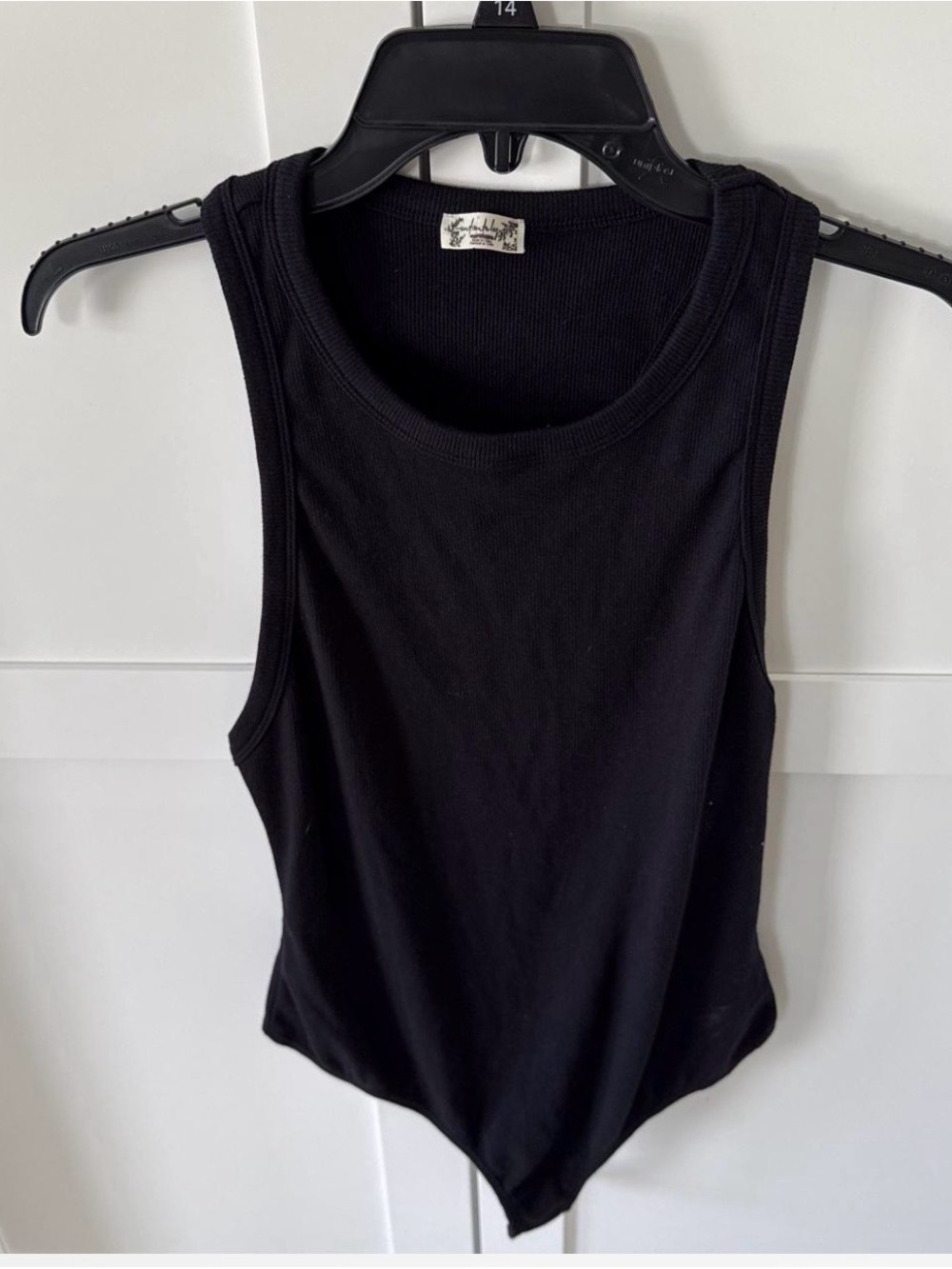 Free People Intimately Sleeveless Bodysuit Black
